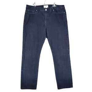 FRAME LMH16W Blue L'Homme Straight Mid Rise Corduroy Pants SIZE 38 38x30